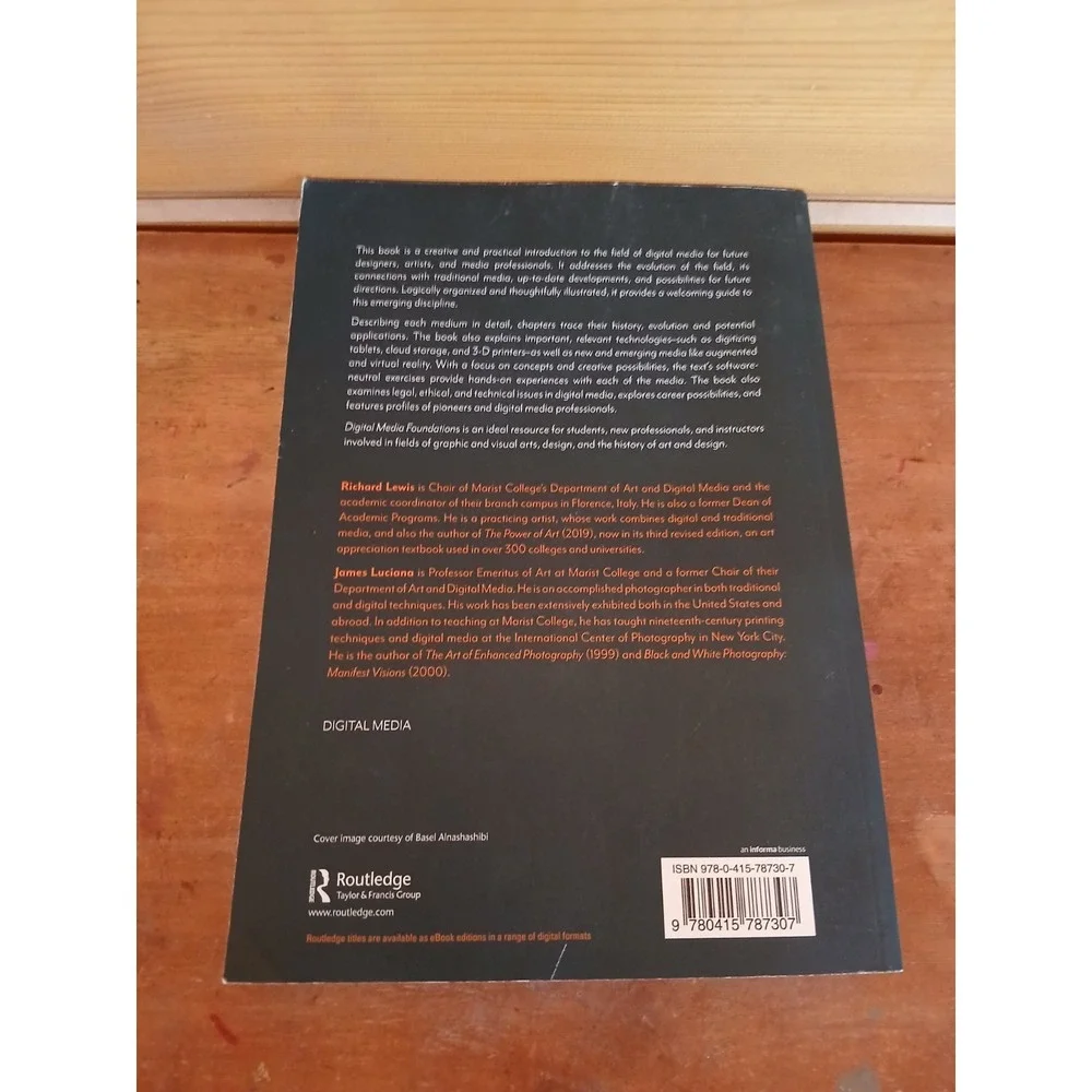 Digital Media Foundations‎ - Paperback, by Lewis Richard - Good